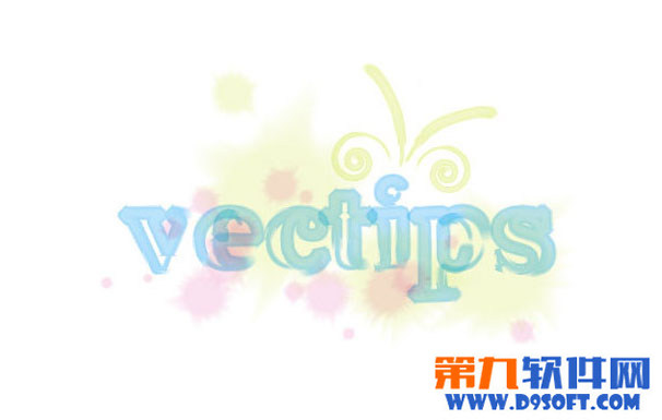 Illustrator制作水彩文字教程