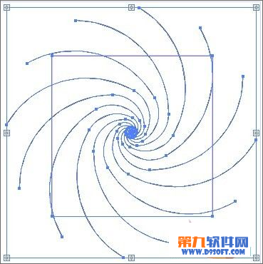如何在Illustrator中快速绘制彩色螺旋花纹